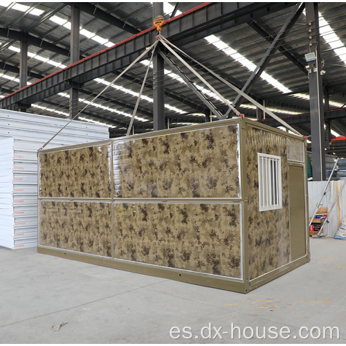 Casa de contenedor plegable prefabricado de 40 pies 2 dormitorios